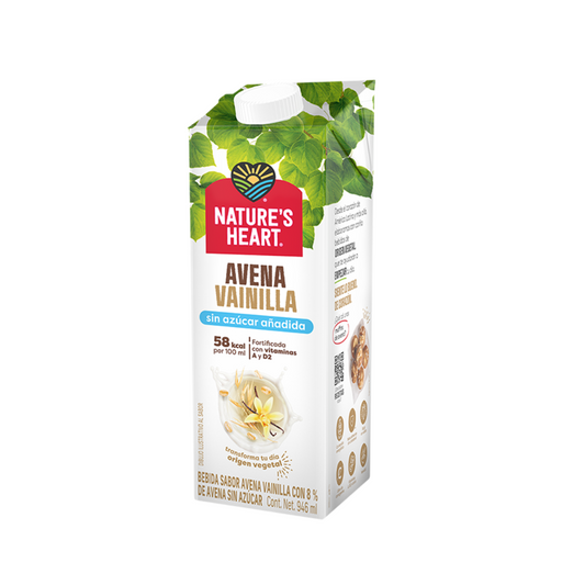NATURE'S HEART BEBIDA DE AVENA VAINILLA