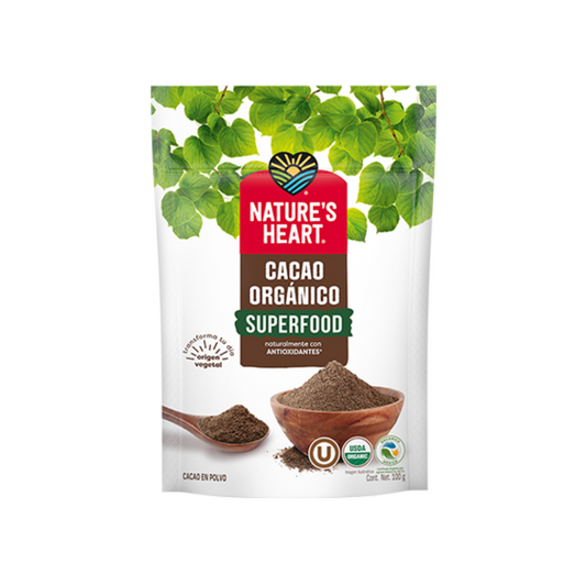 NATURE'S HEART ORGANIC CACAO POWDER 100 G