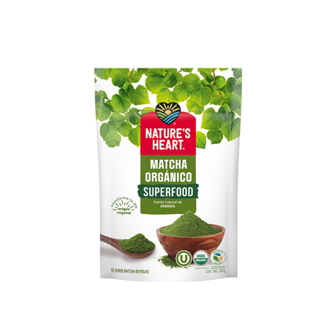 NATURE'S HEART ORGANIC MATCHA TEA 100 G