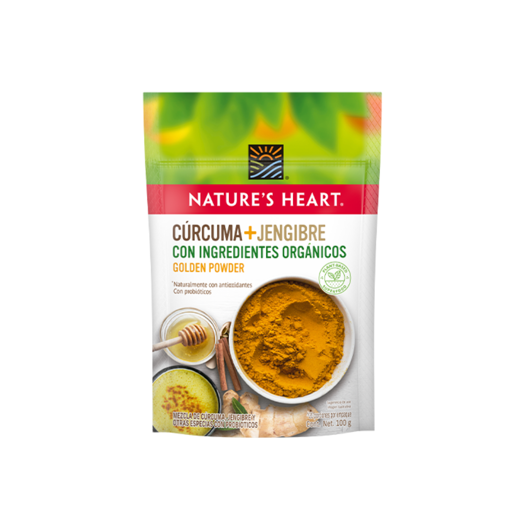 NATURE'S HEART ORGANIC GOLDEN MILK POWDER 100 G