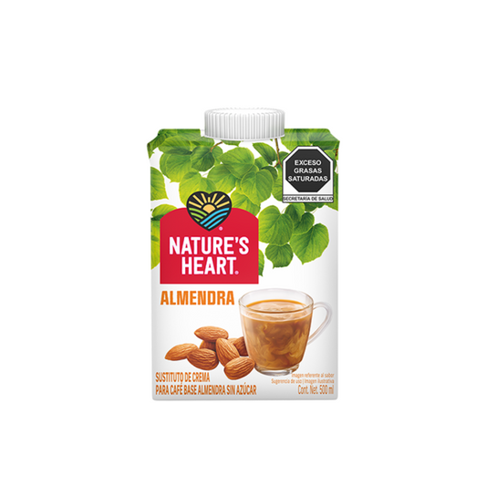 NATURE'S HEART ALMENDRA CREMADOR 500ML