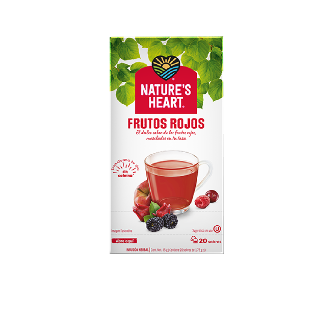 NATURE'S HEART TE - FRUTOS ROJOS 35g