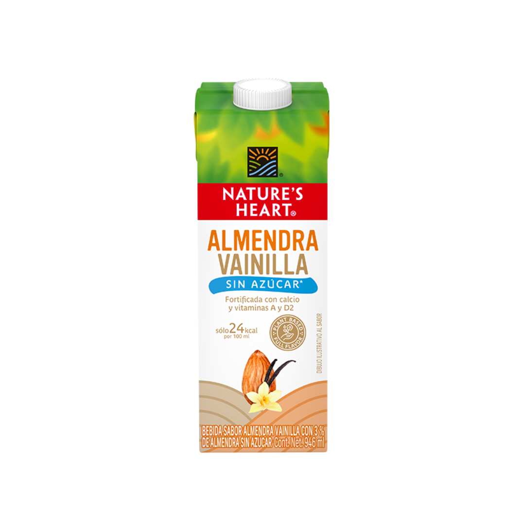 NATURE'S HEART BEBIDA DE ALMENDRA VAINILLA SIN AZUCAR