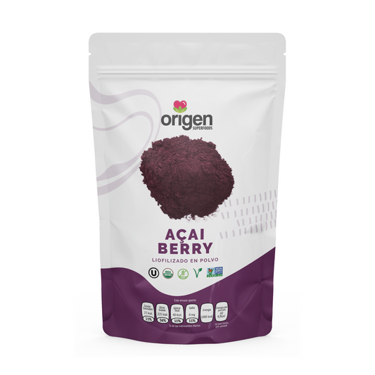 Acai berry liofilizado orgánico en polvo 100gr