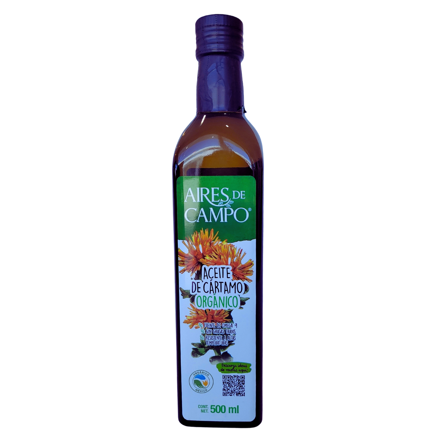 Aceite de cártamo orgánico 500ml
