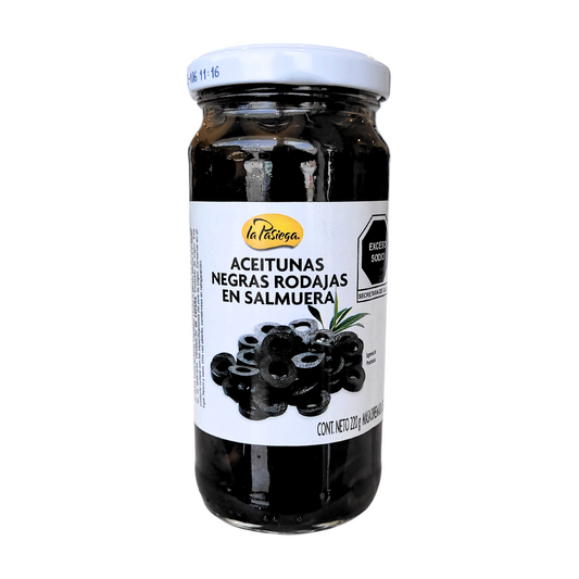 Aceituna negra rodajas Pasiega 220 gr