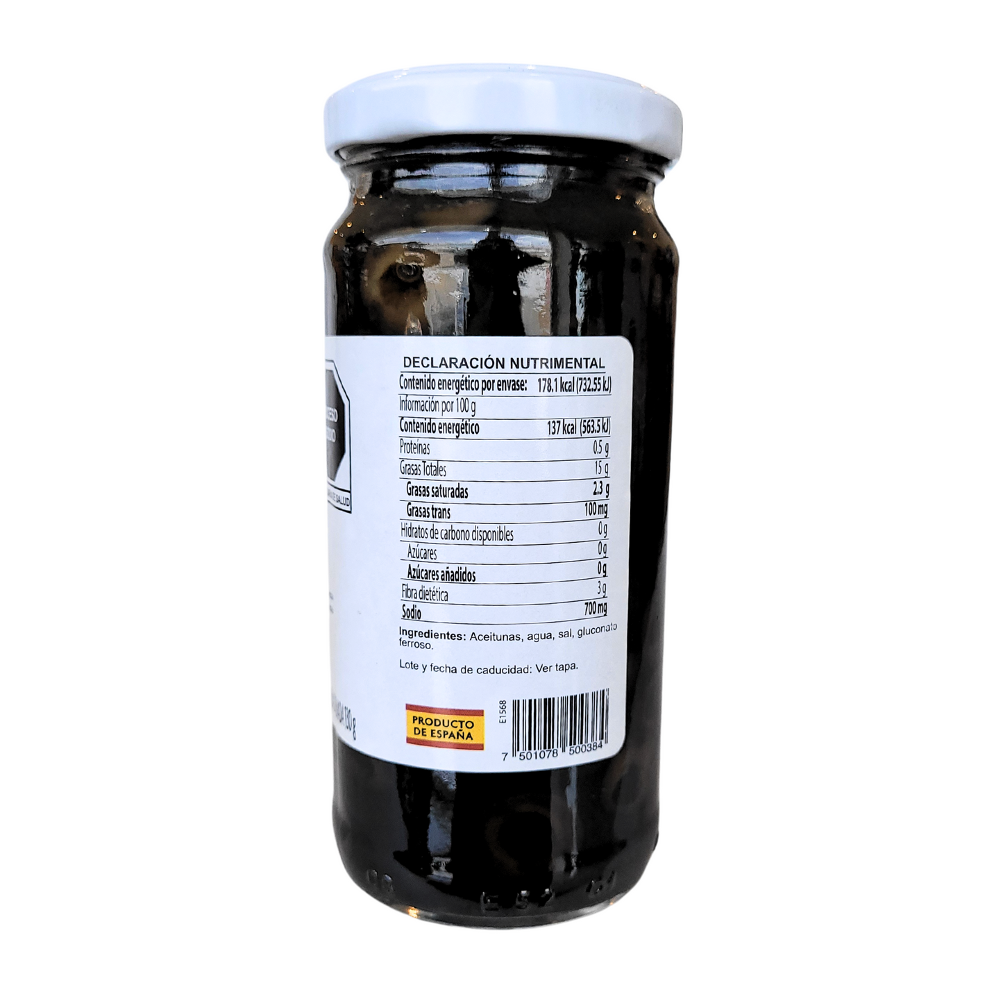 Aceituna negra rodajas Pasiega 220 gr