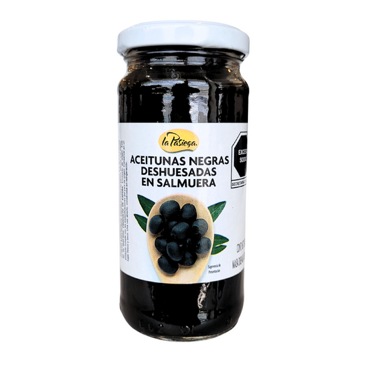 Aceituna negra s/hueso Pasiega 220 gr