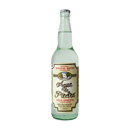 Agua mineral con gas Monterrey Agua de Piedra 650ml (12pz)