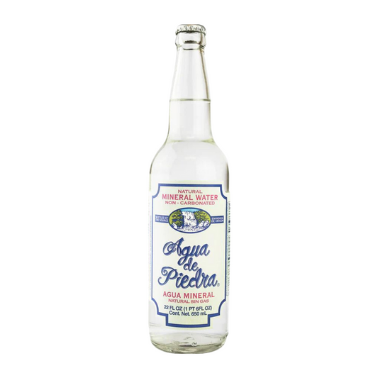 Agua natural sin gas Monterrey Agua de Piedra 600 ml (12pz)