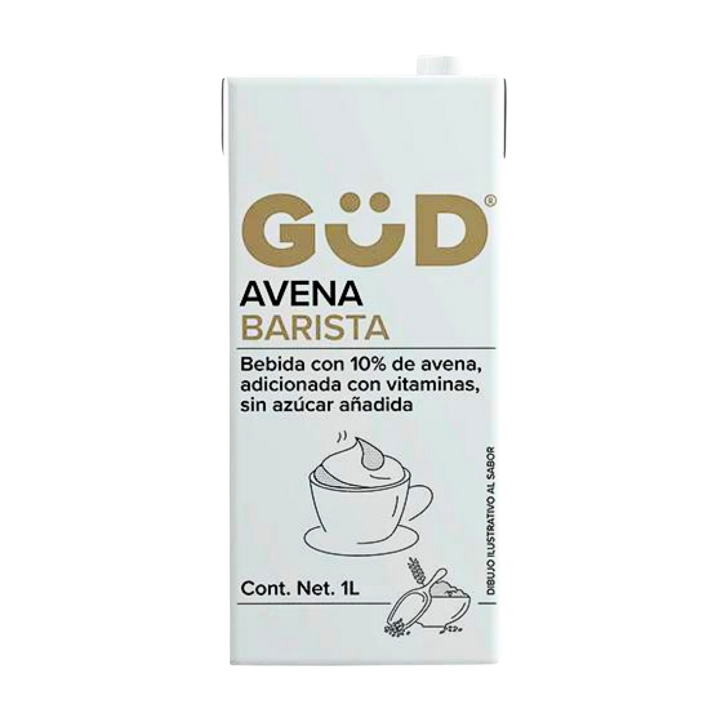 Alimento avena barista sin azúcar Slim 1l