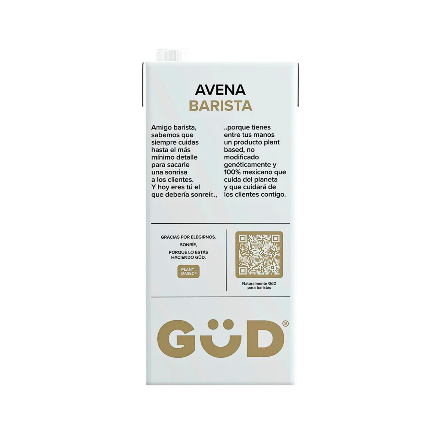 Alimento avena barista sin azúcar Slim 1l