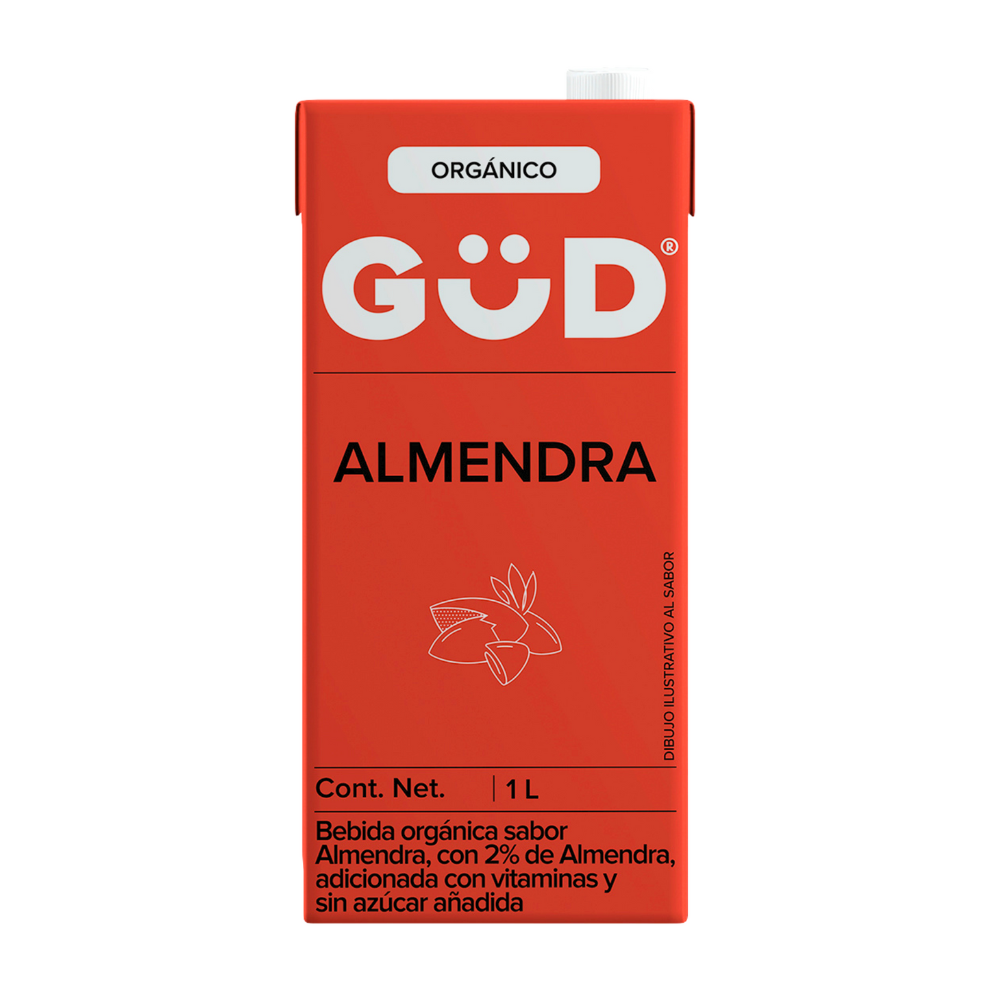 Alimento liquido almendra GÜD sin azúcar 1L