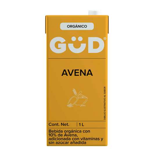 Alimento liquido avena GÜD sin azúcar 1 lt