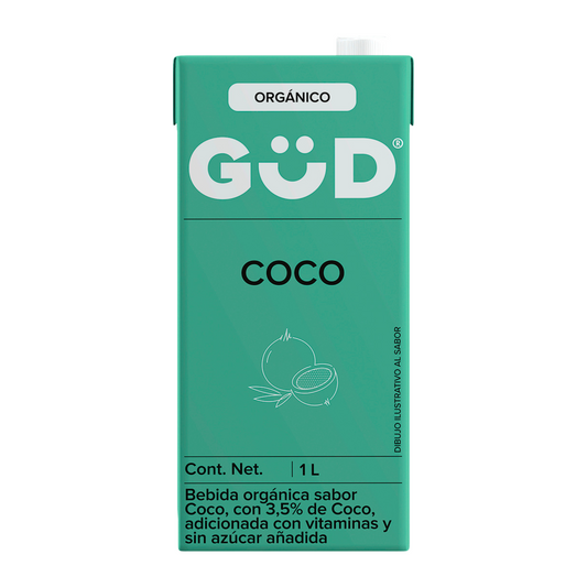 Alimento liquido coco GÜD sin azúcar 1 L