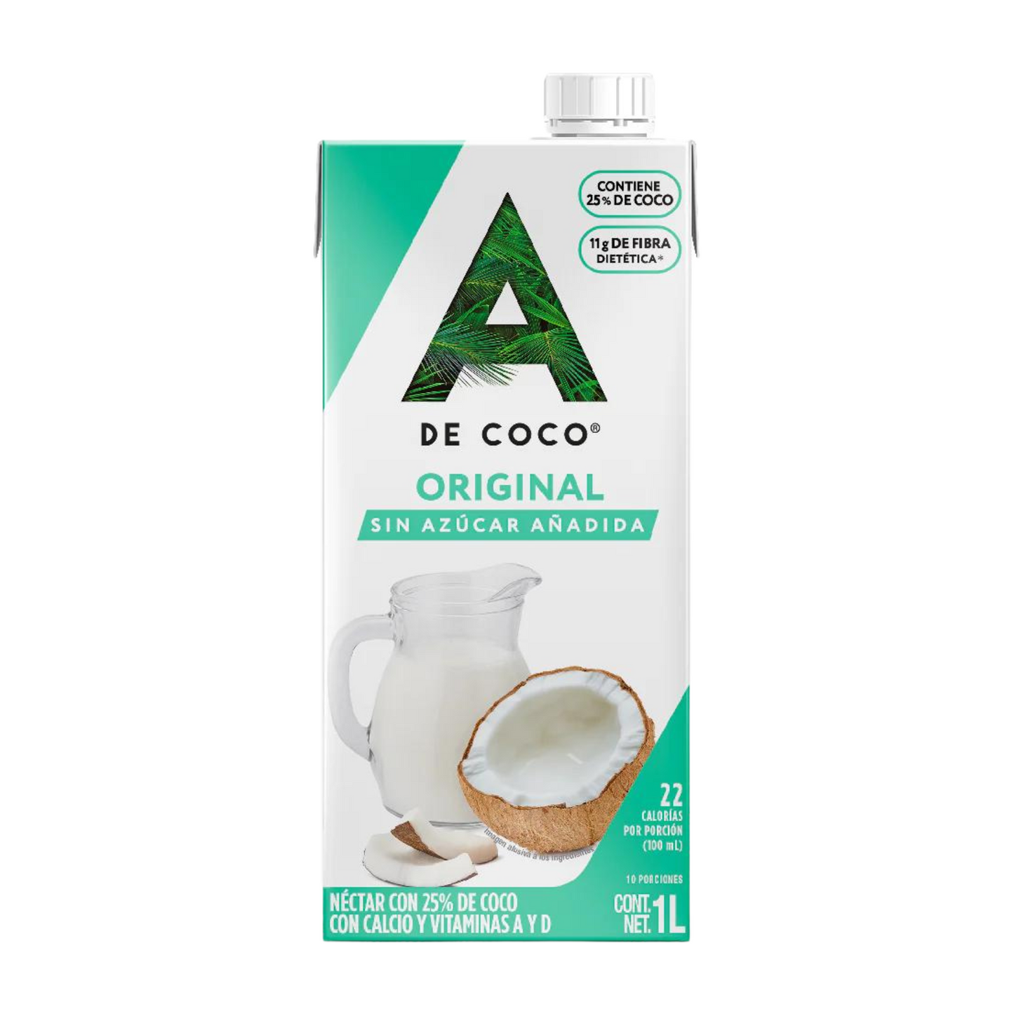 Alimento líquido de coco 1L