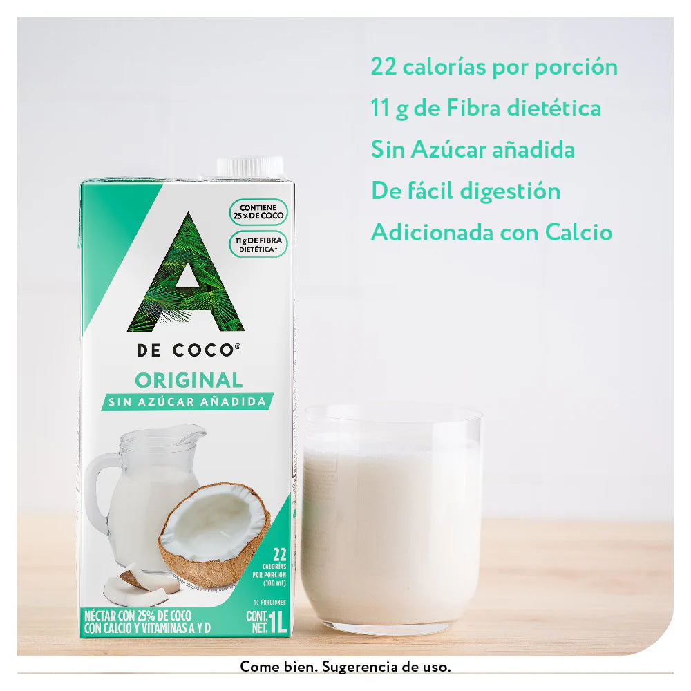 Alimento líquido de coco 1L