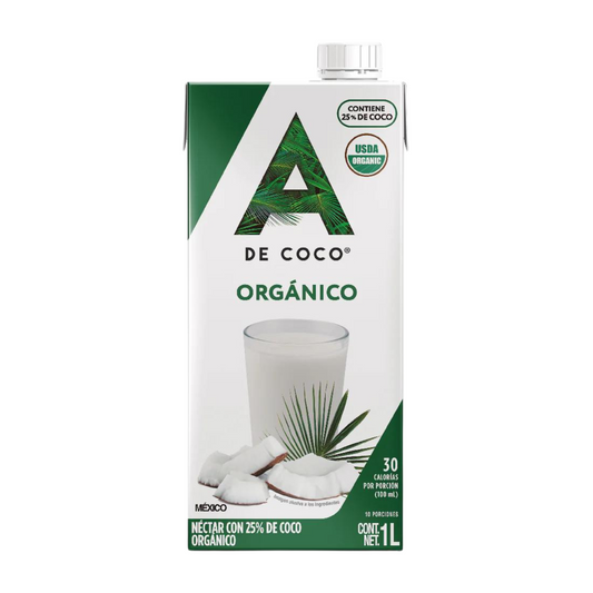 Alimento líquido de coco orgánico 1L