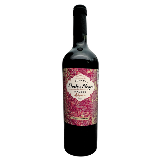 Piedra Negra Arroyo Grande Malbec vino tinto sin sulfitos añadidos 750 ml