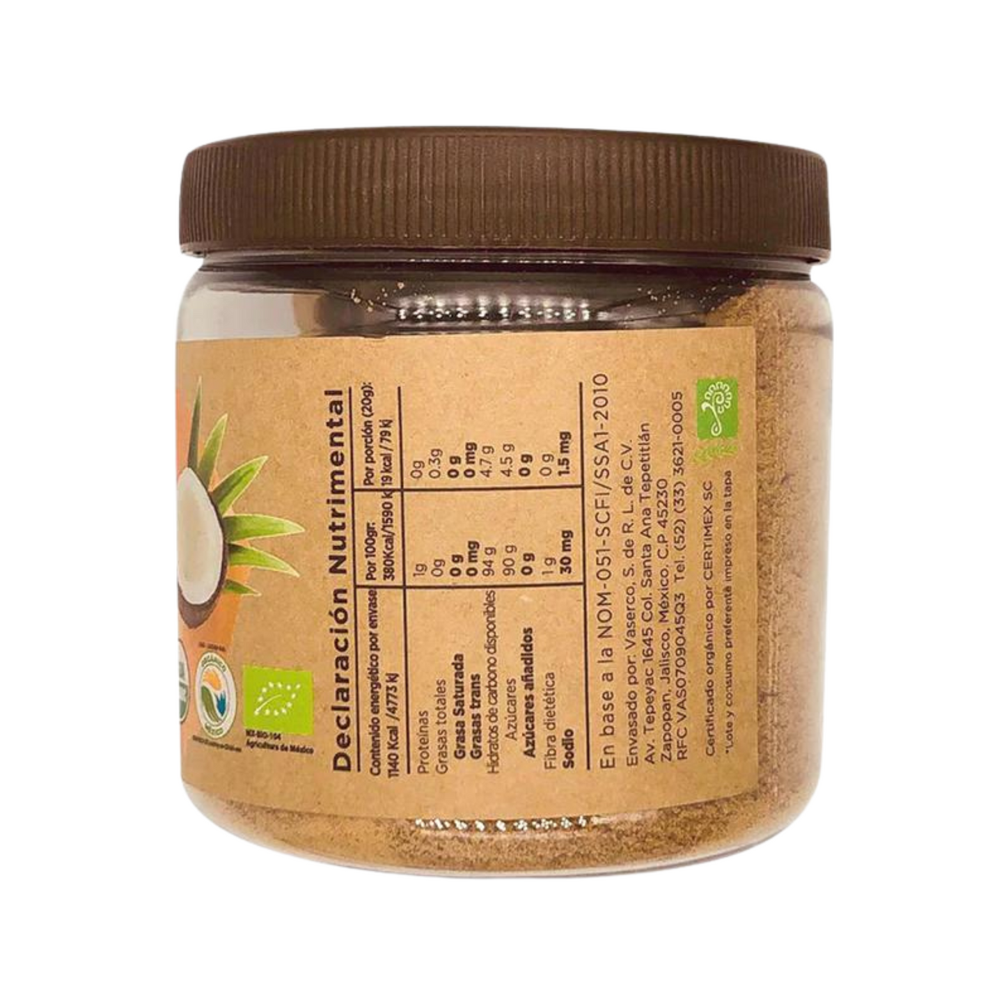 azucar de coco orgánica 300 gr