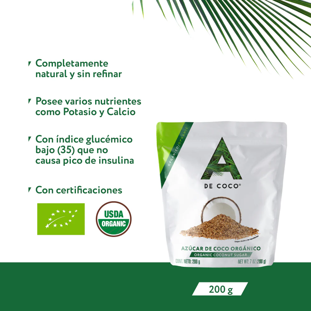Azúcar de coco orgánica 200gr