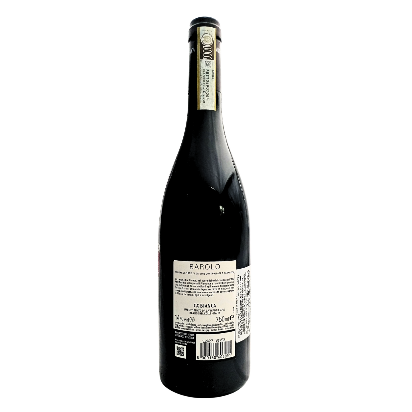 Ca´bianca Barolo DOCG  tinto 750 ml
