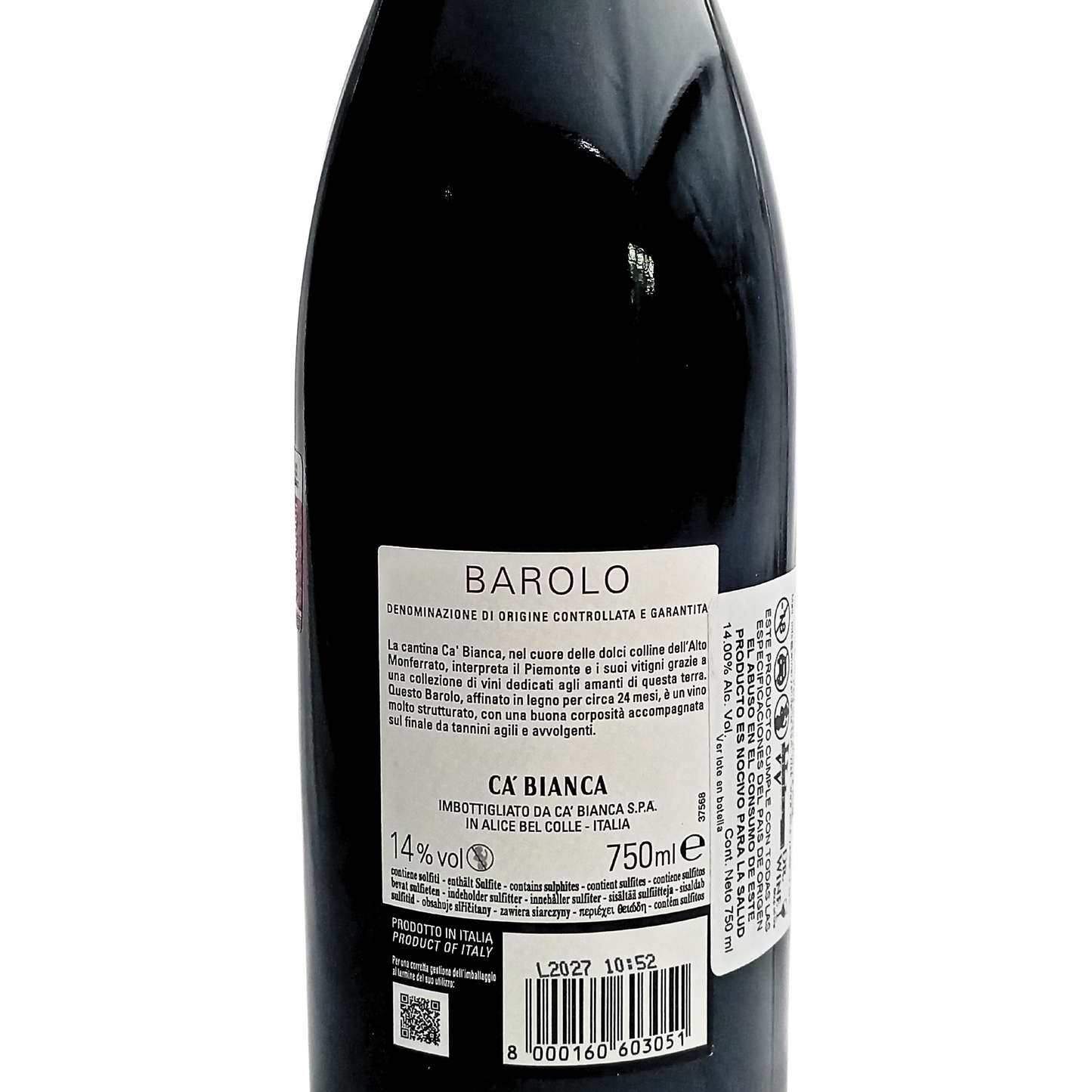Ca´bianca Barolo DOCG  tinto 750 ml
