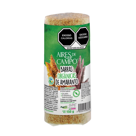 Barras de amaranto orgánico 150gr