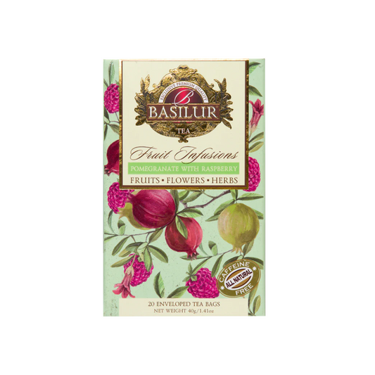 Infusión de frutas - granada y frambuesa 20pz