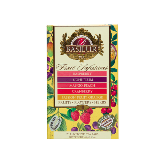 Infusión sabores mixtos de frutas 20pz