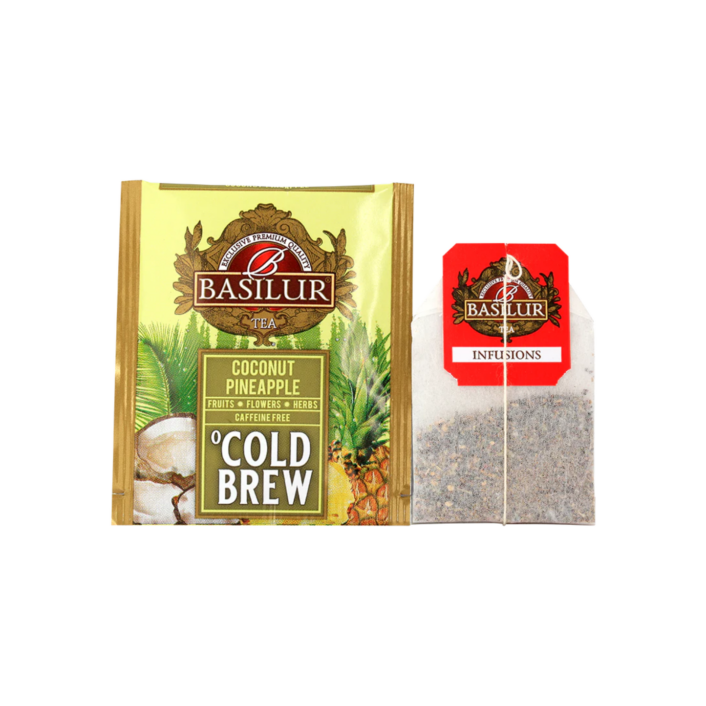 Té frío-cold brew piña y coco 20pz