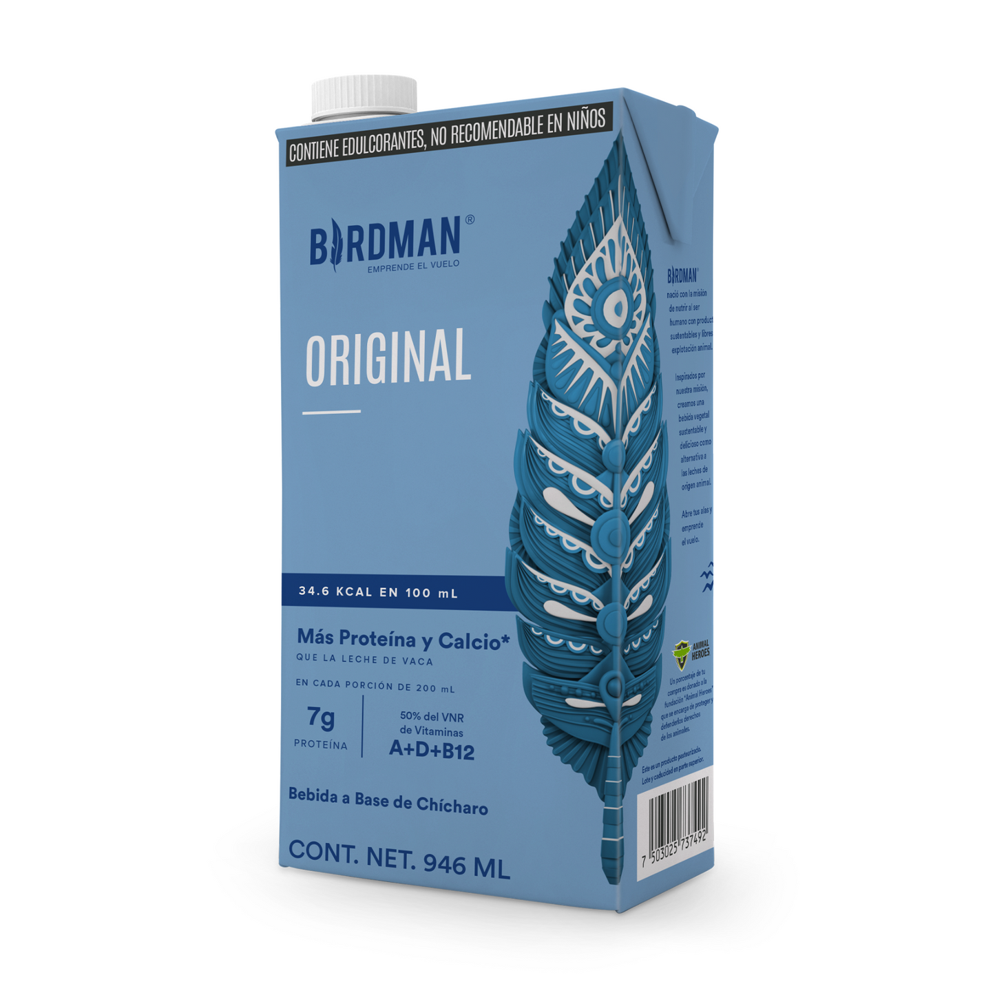 Bebida vegetal original Birdman 946ml