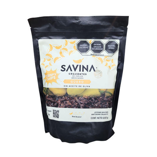 Bolsa crujiente chiles savina güero 200gr