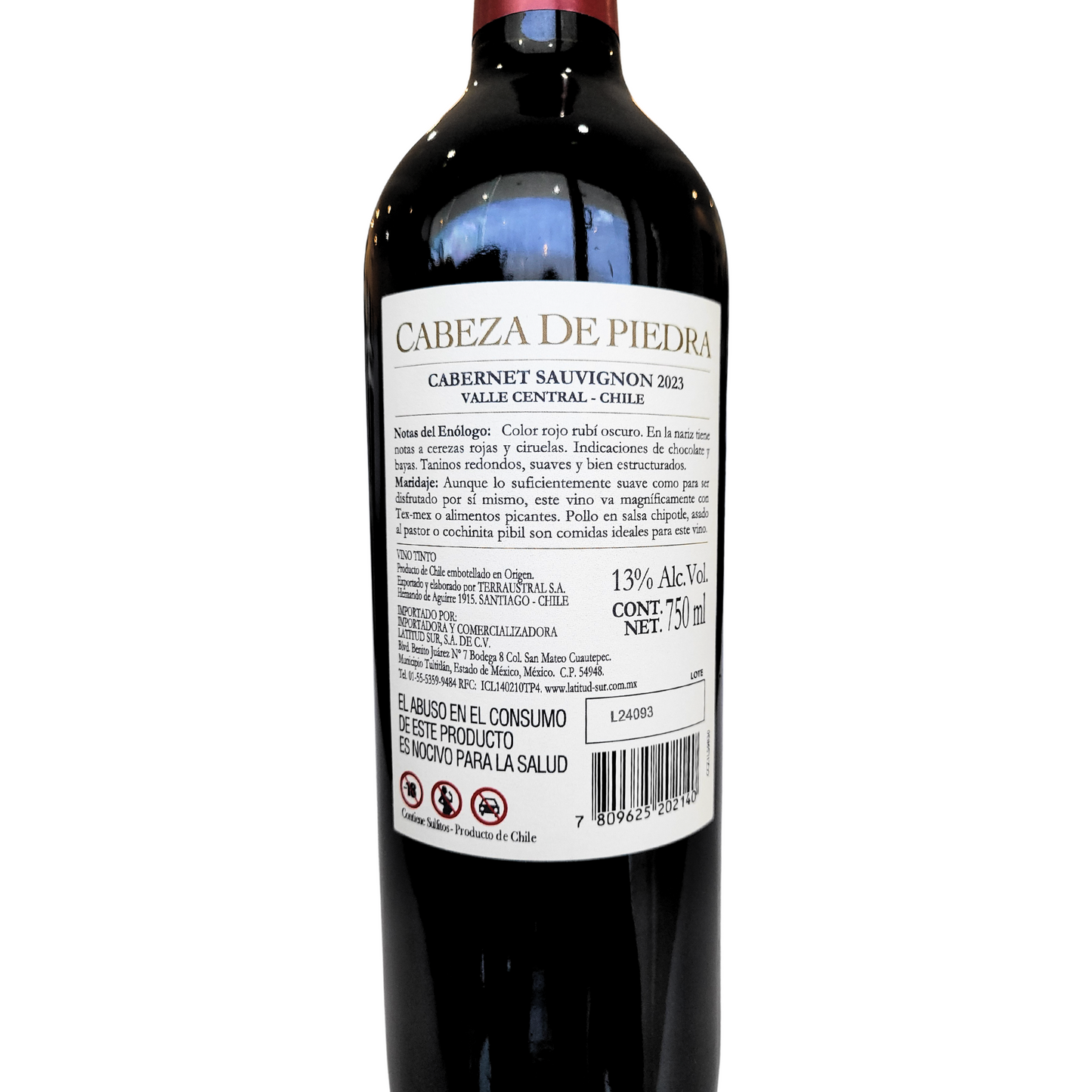 Cabeza de Piedra Cabernet Sauvignon 750ml