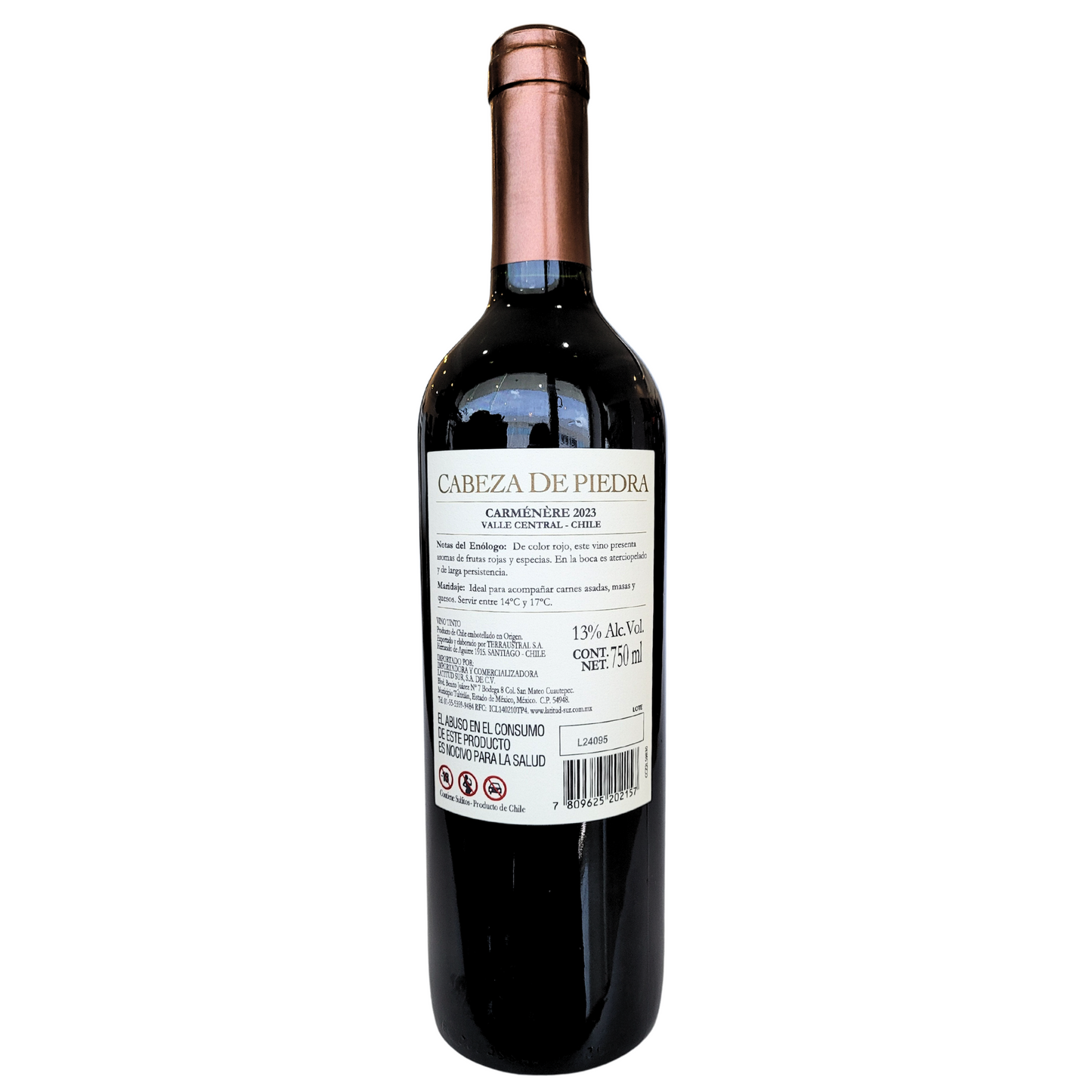 Cabeza de Piedra Carmenere 750ml