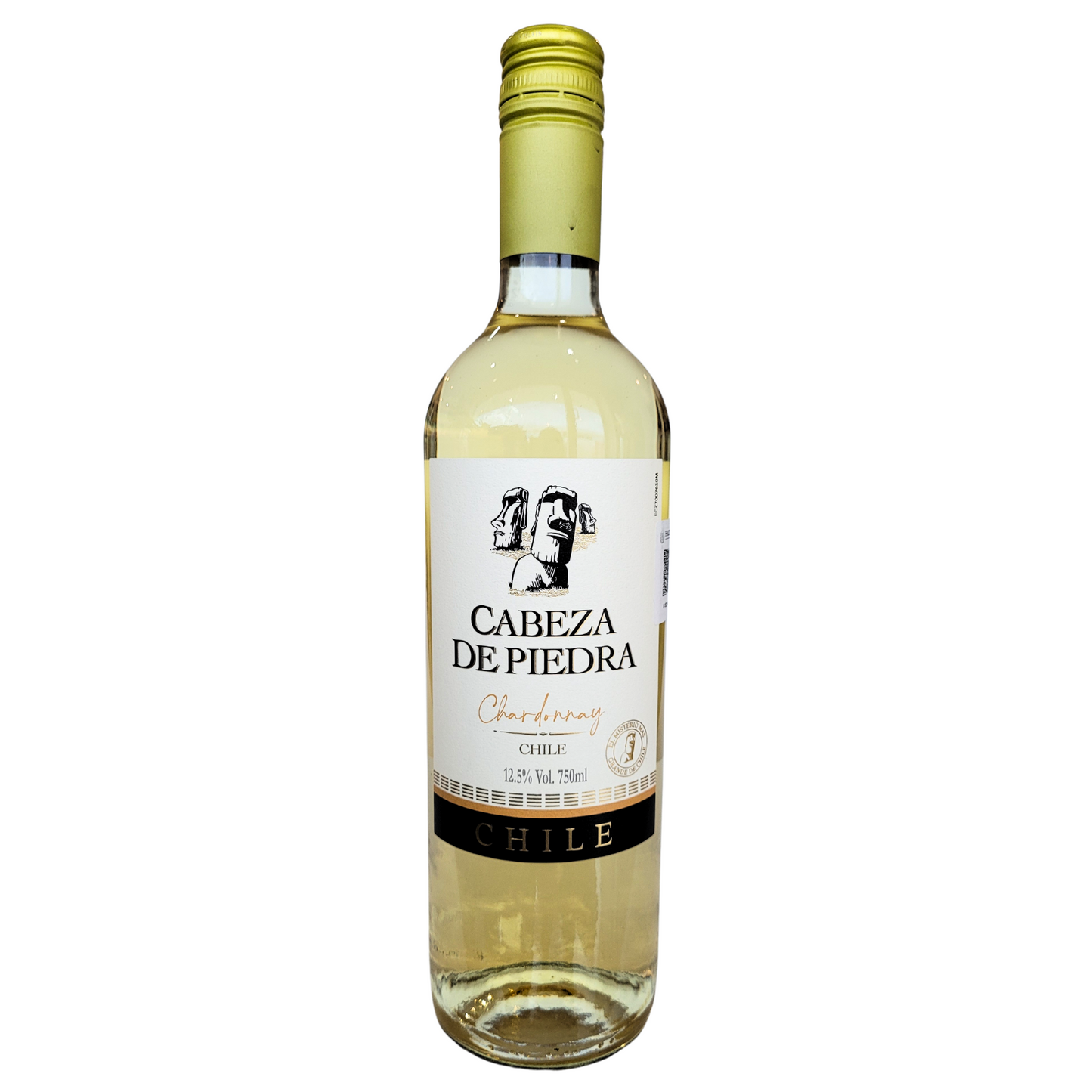 Cabeza de Piedra Chardonnay vino blanco 750ml