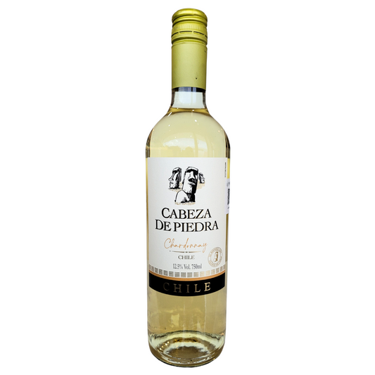 Cabeza de Piedra Chardonnay vino blanco 750ml