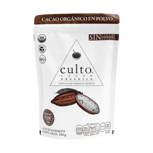 Cacao natural 100% de 250 gr