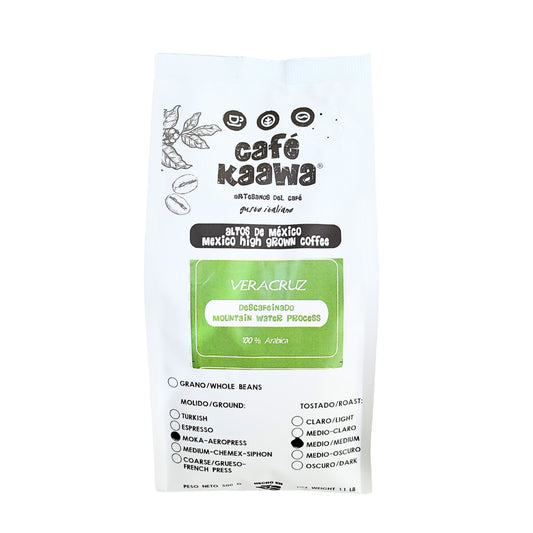 Café descafeinado Veracruz 500 gr