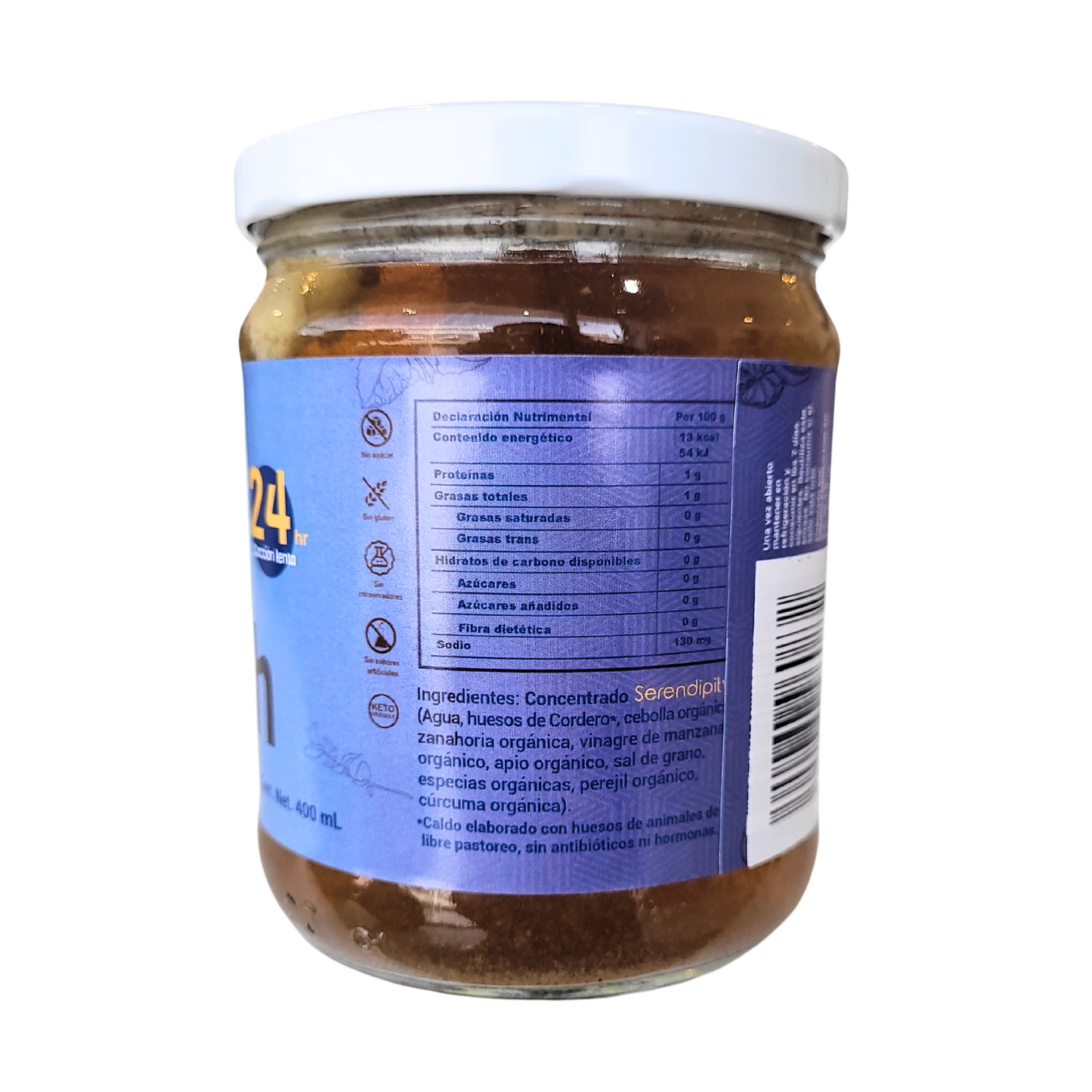 Caldo de huesos cordero 400ml