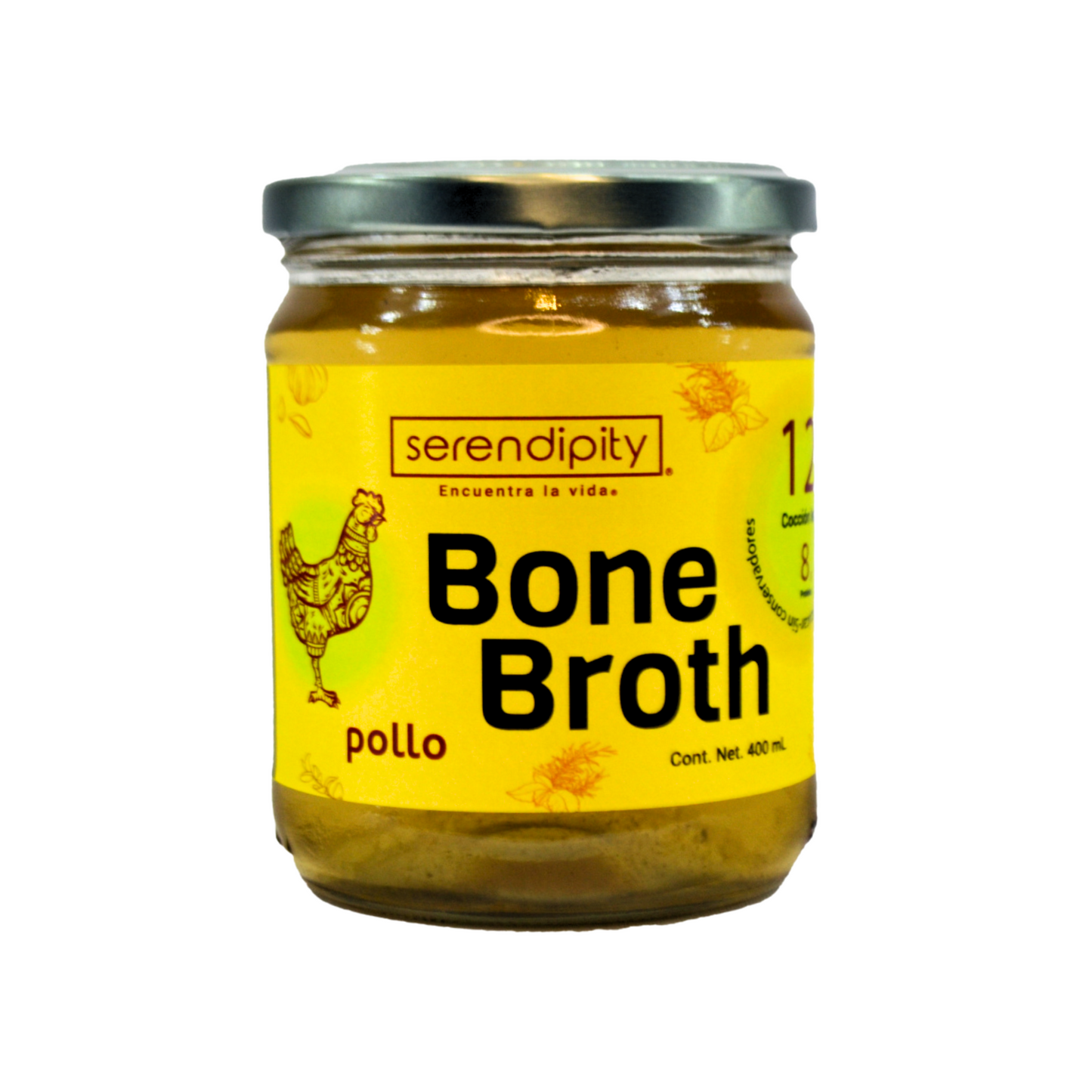Caldo de huesos pollo 400ml