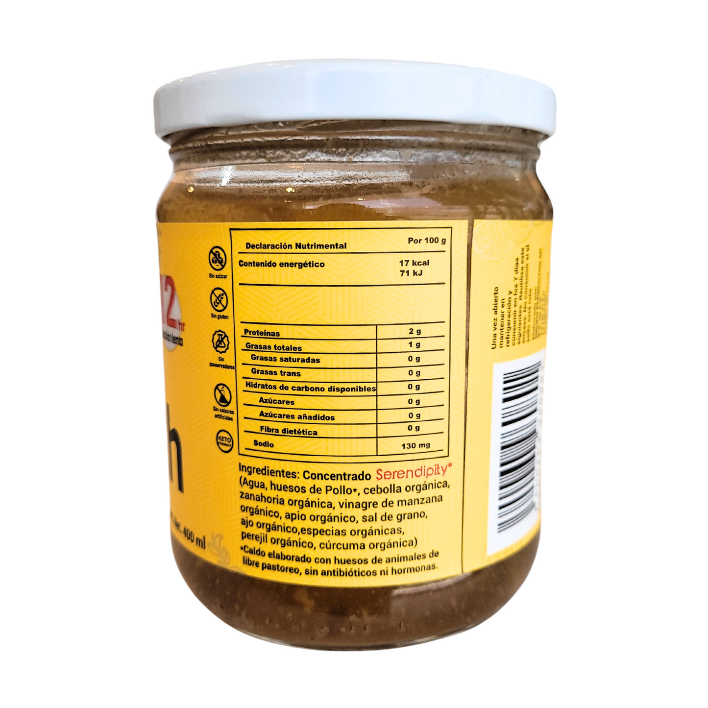 Caldo de huesos pollo 400ml