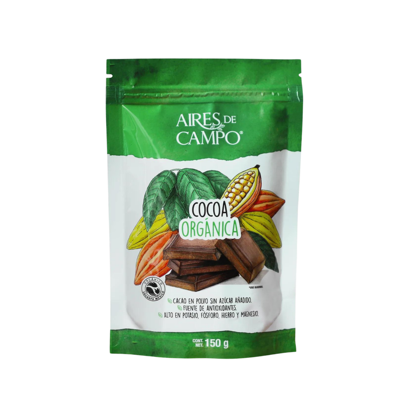 Cocoa orgánica en polvo 150gr