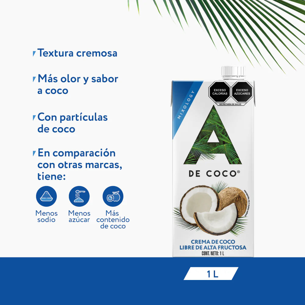 Crema de coco 1L