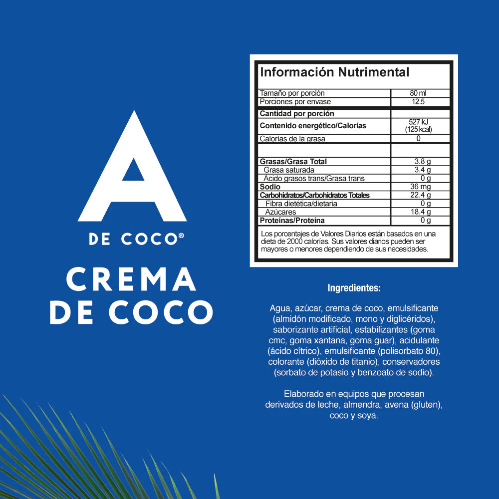 Crema de coco 1L