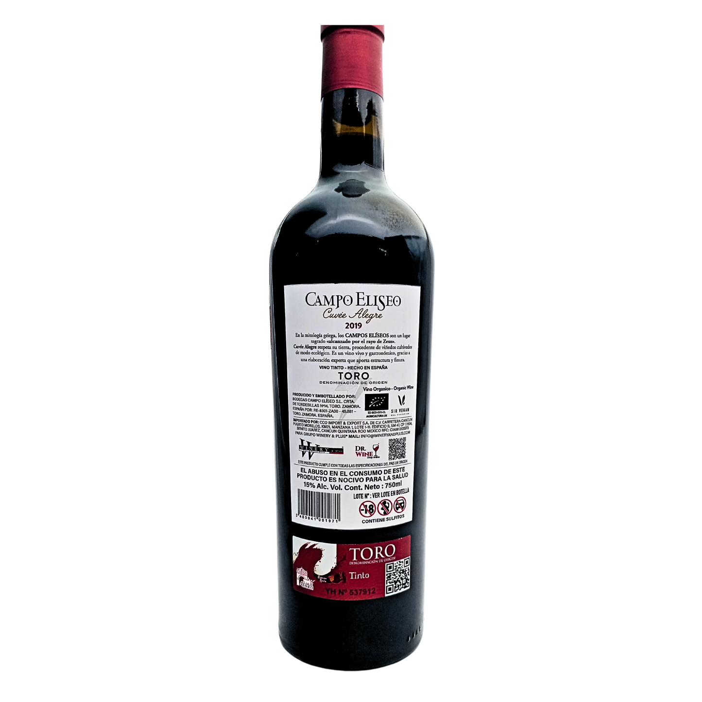 Campo Elíseo Cuvee Alegre Toro DO tinto 750 ml