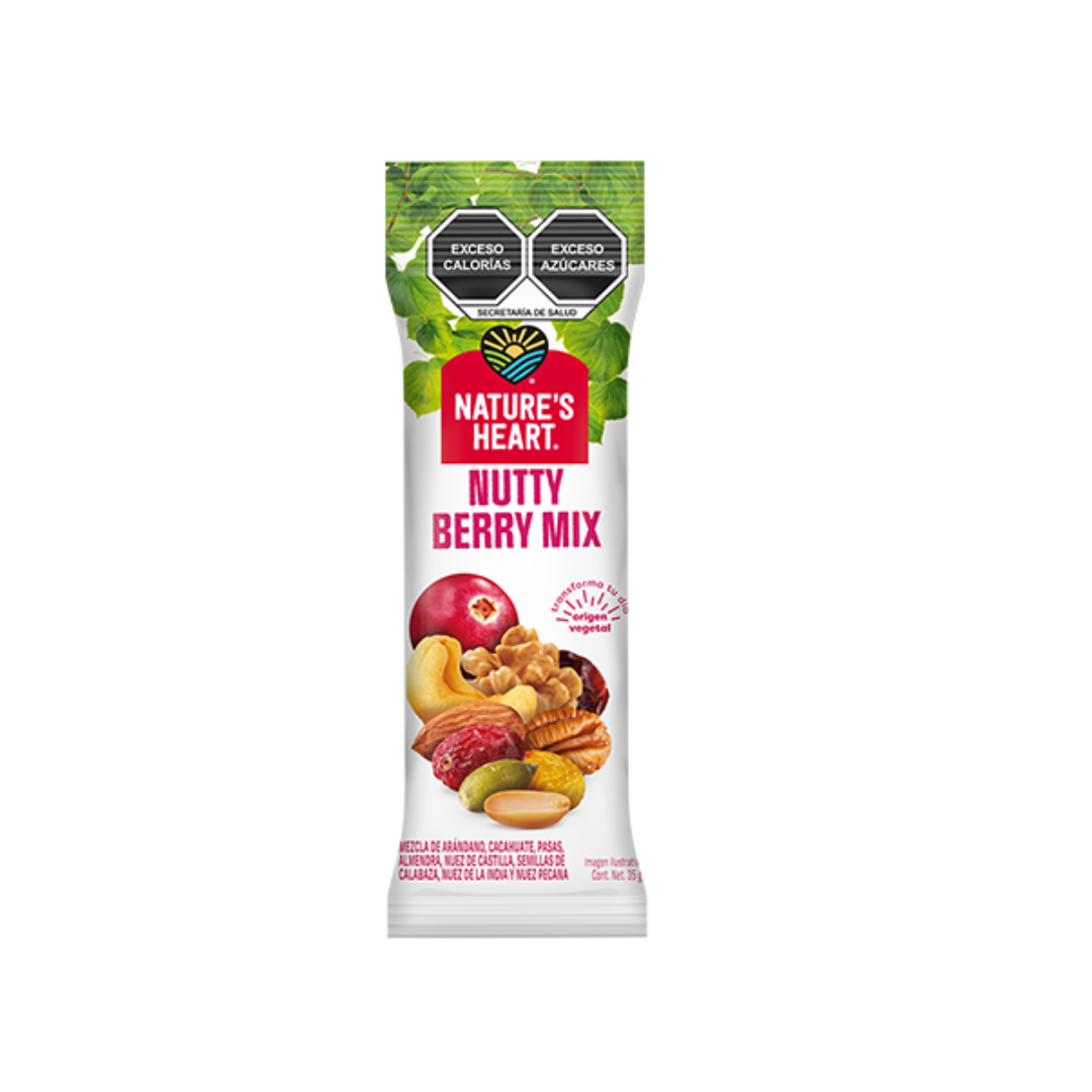 NATURE'S HEART NUTTY BERRY MIX 35G