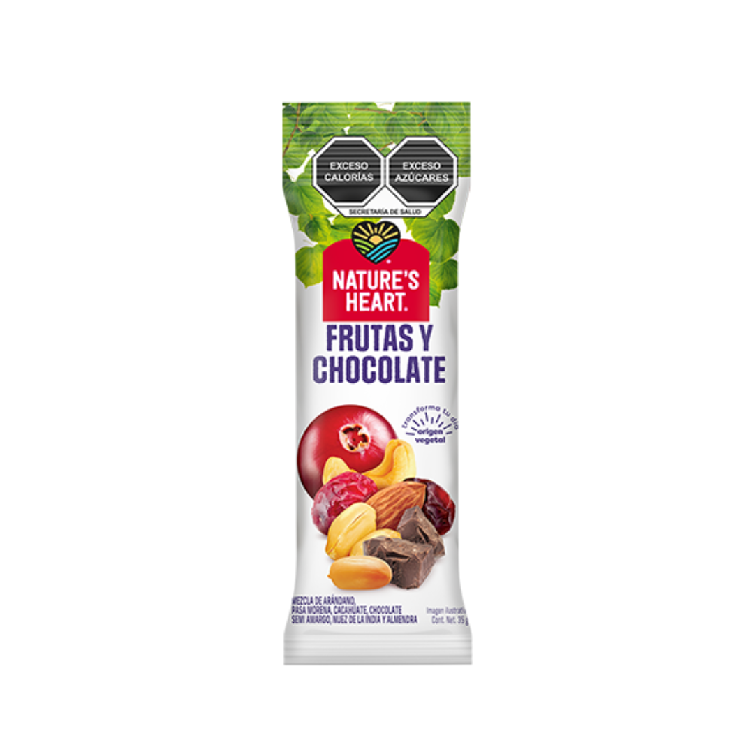 NATURE'S HEART FRUTAS Y CHOCOLATE 35G