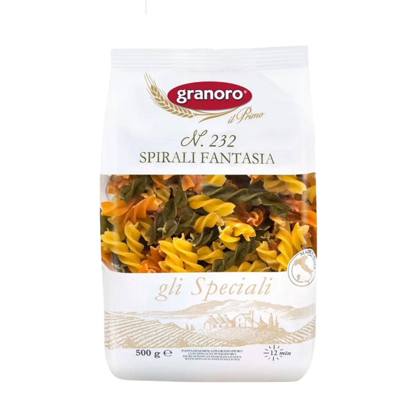 Fusilli tricolor 500g Granoro