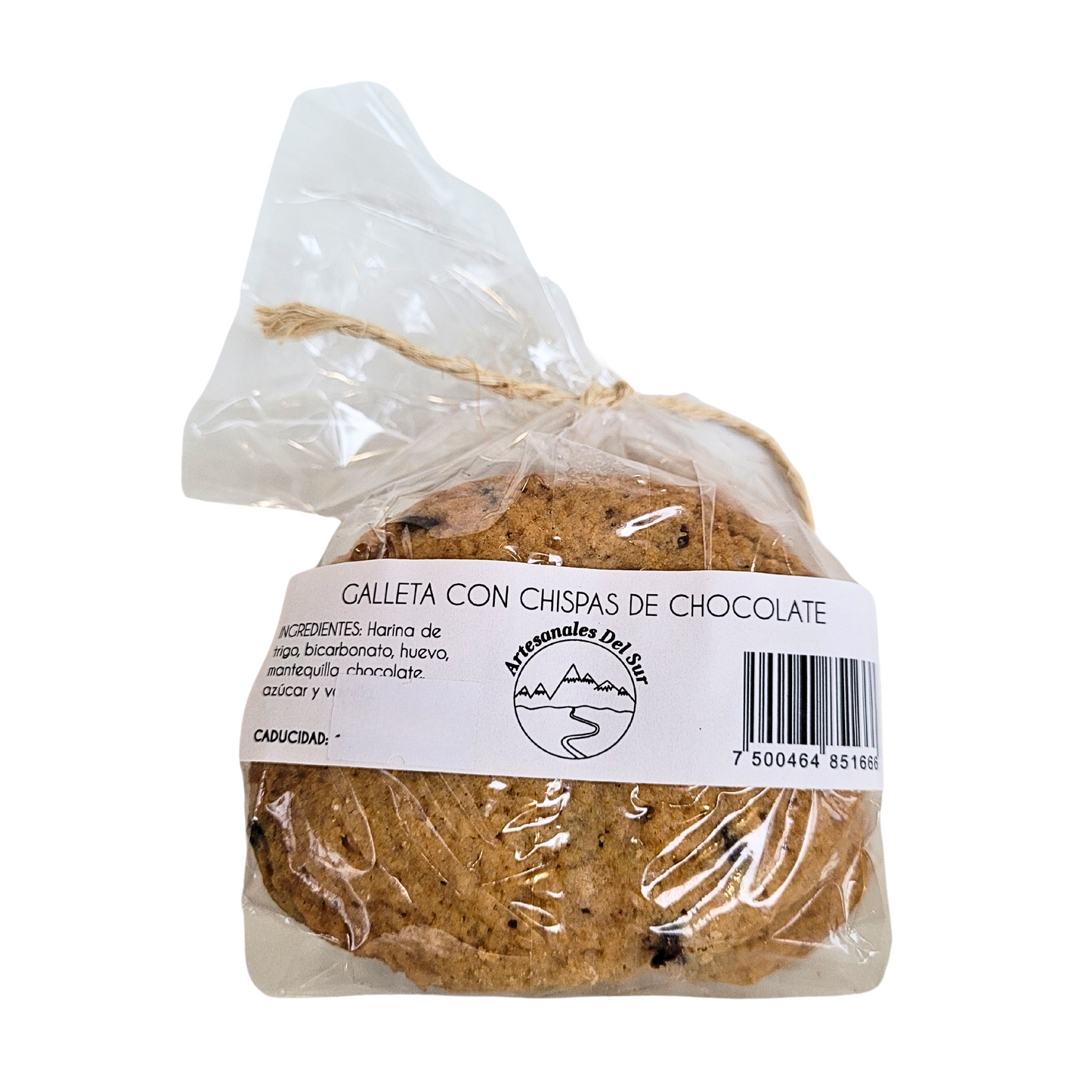 Galletas chispas de chocolate (4 unidades)